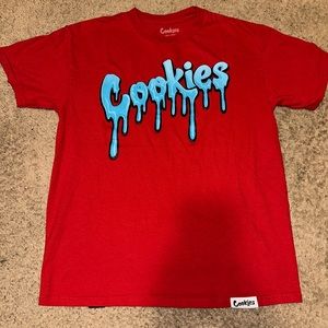 Cookies red and blue shirt
